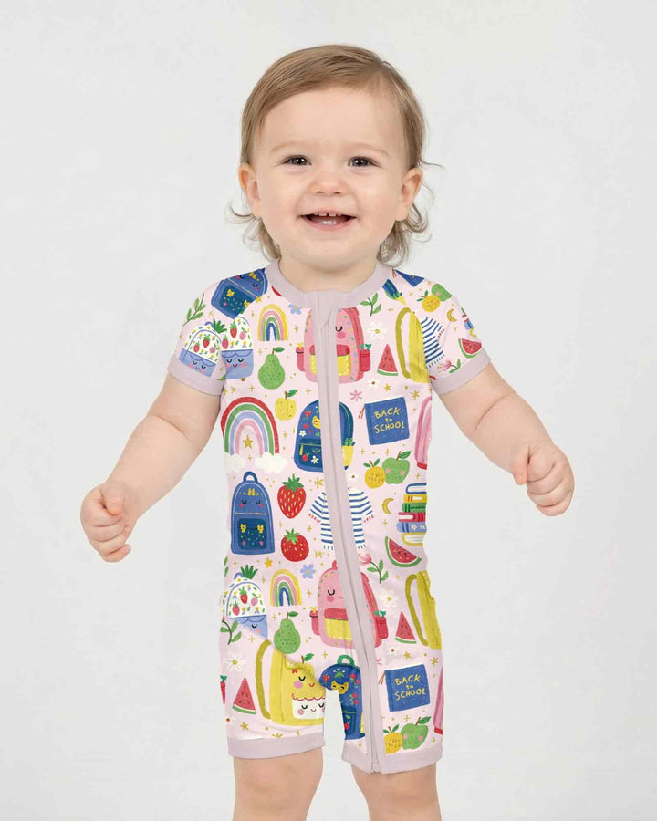 Sweet Rainbow School Adventure Days Bamboo Shorty Zippy