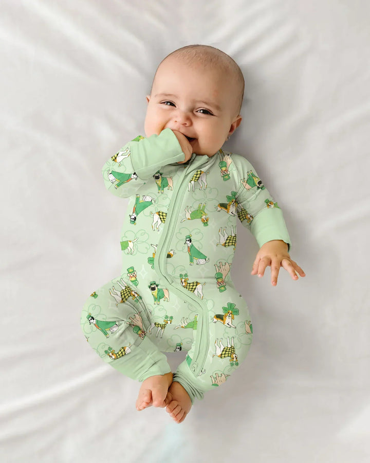 St. Patrick's Day Puppies Bamboo Convertible Zippy
