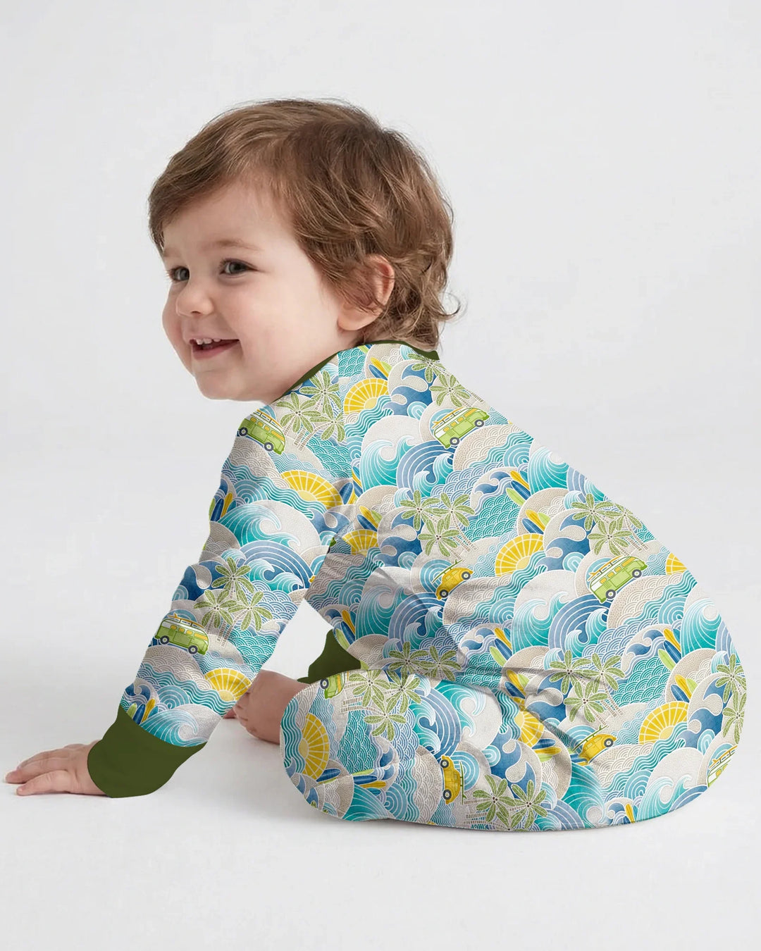 Coastal Road Trip Waves Surf Bamboo Convertible Zippy
