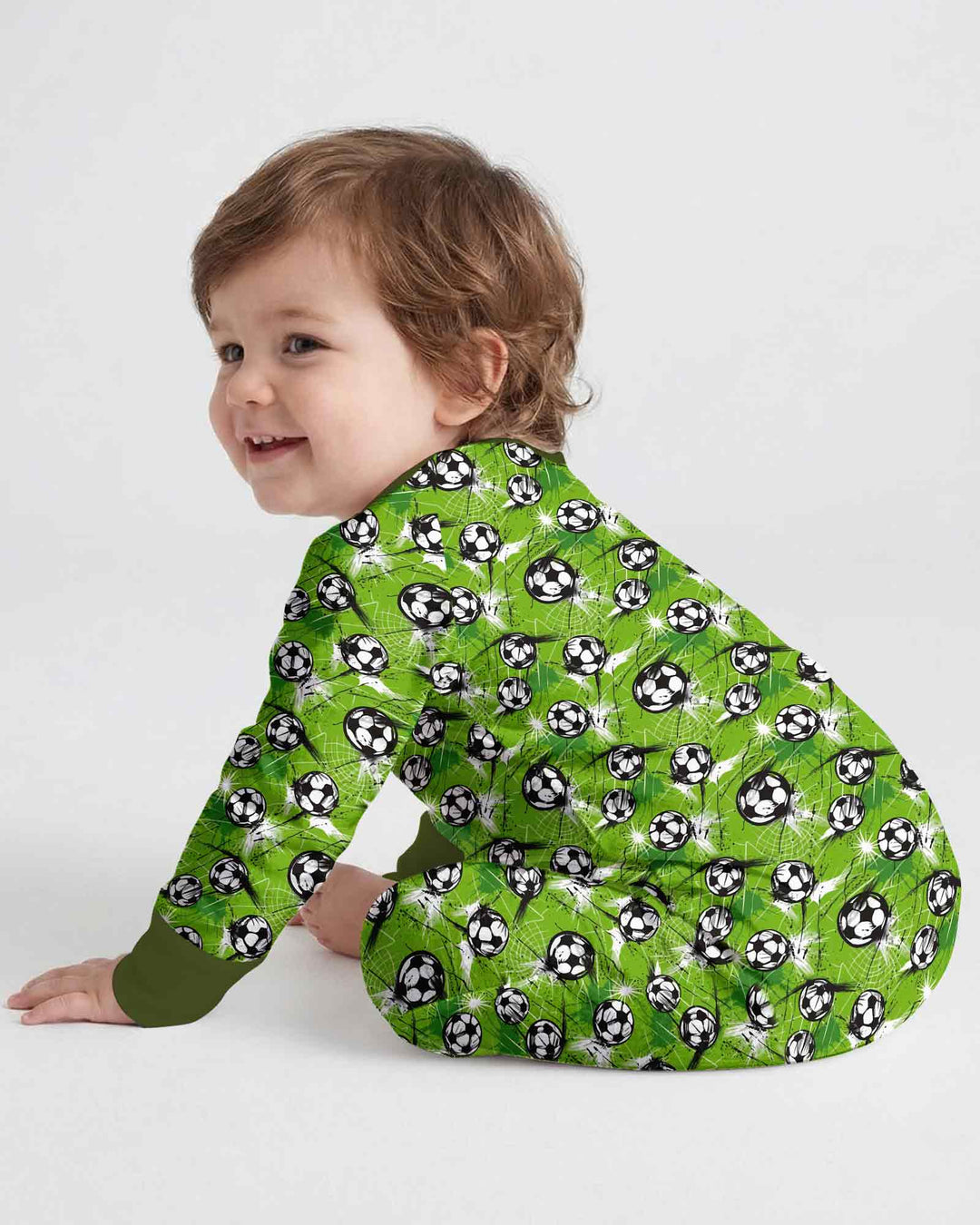 Green Soccer Energy Bamboo Convertible Zippy