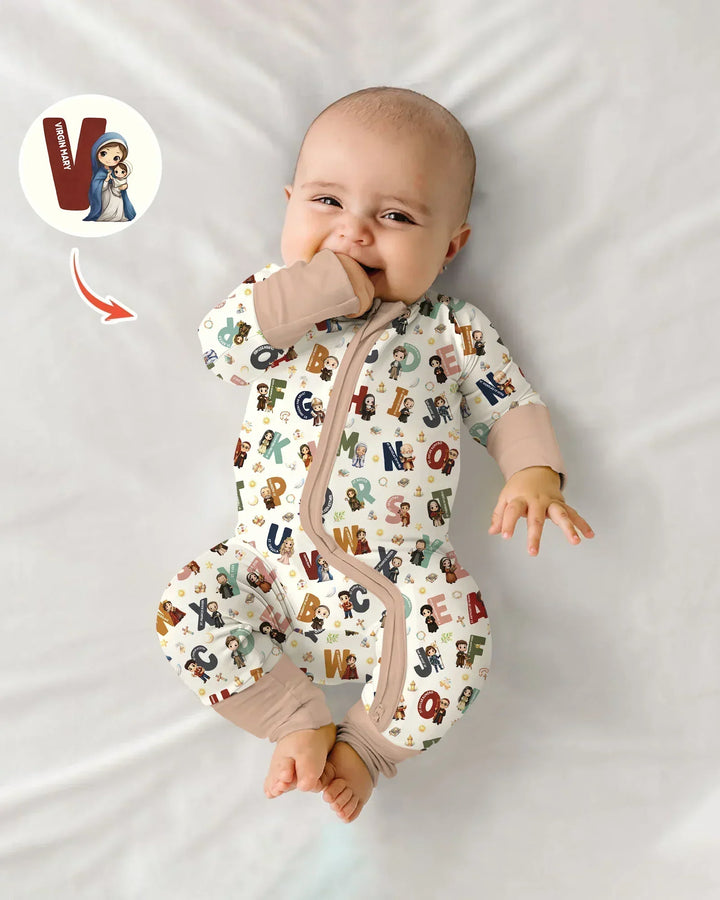Catholic Saint ABCs Bamboo Convertible Zippy