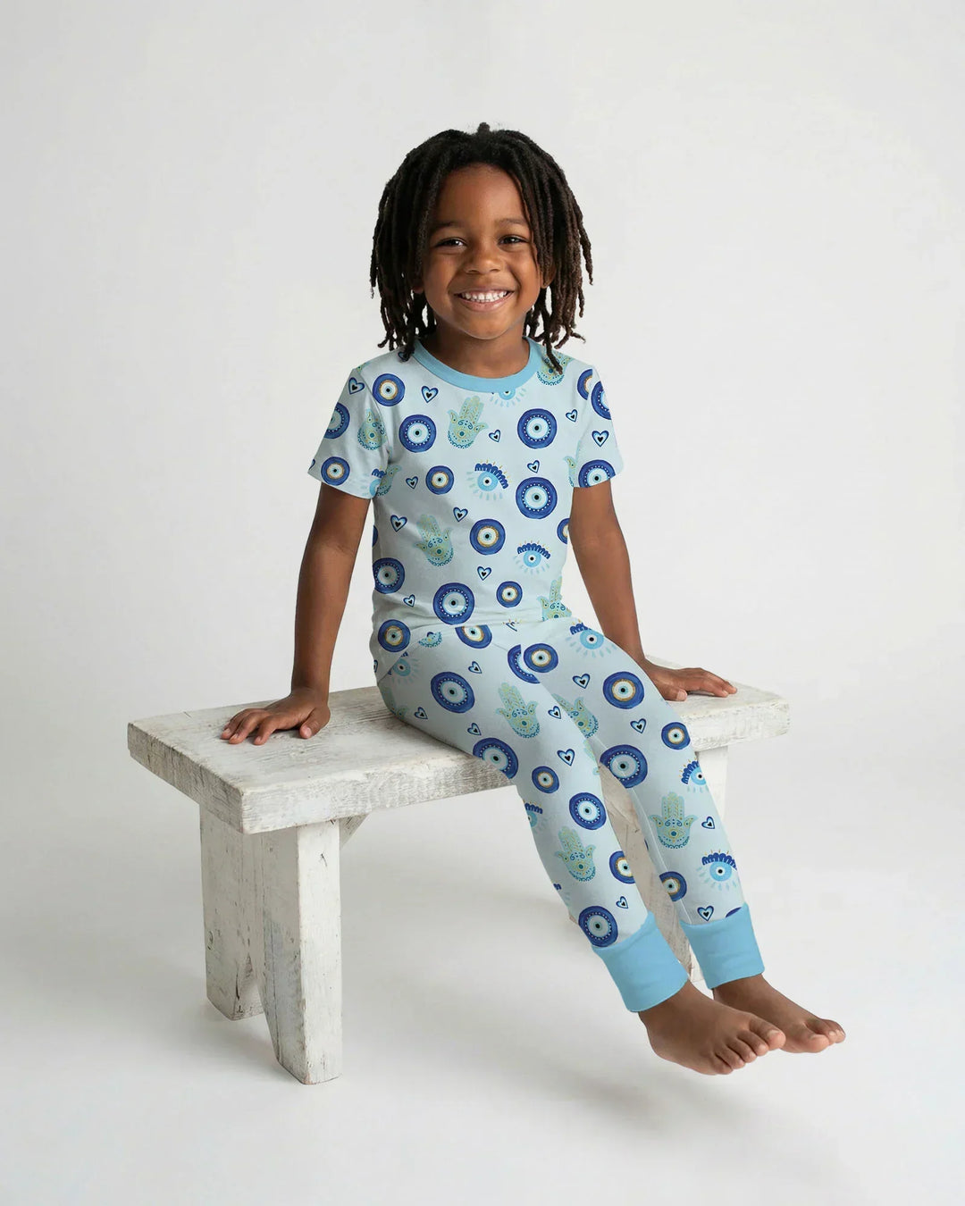 Mini Mystic Family Matching Bamboo Two Piece Short Sleeve Pajama Set
