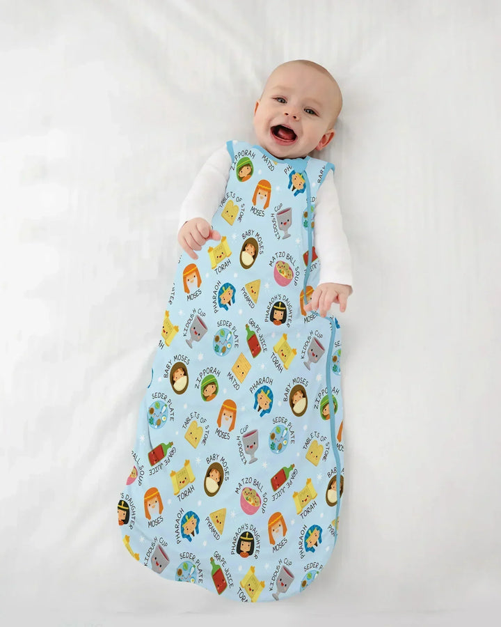 Cute Passover Characters Bamboo Sleep Bag