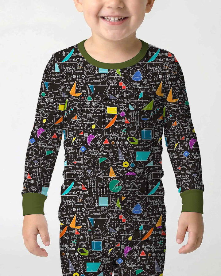 STEM Sketchbook Bamboo Two Piece Long Sleeve Pajama Set