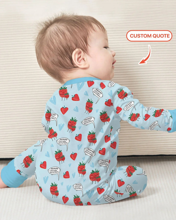 I love you berry much Bamboo Convertible Zippy