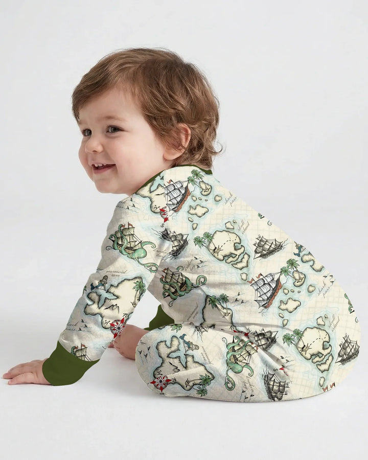 Pirate Treasure Map Quest  Bamboo Convertible Zippy