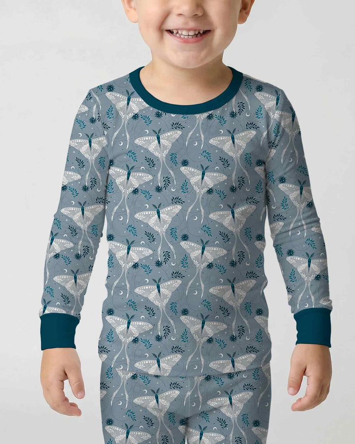 Template Bamboo Two Piece Long Sleeve Pyjamas Set
