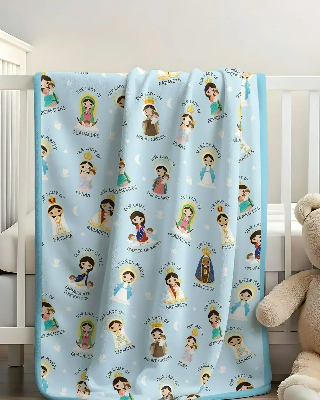 Little Marian Blessings Bamboo Blanket