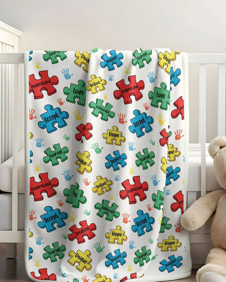Puzzle You Are Bamboo Blanket
