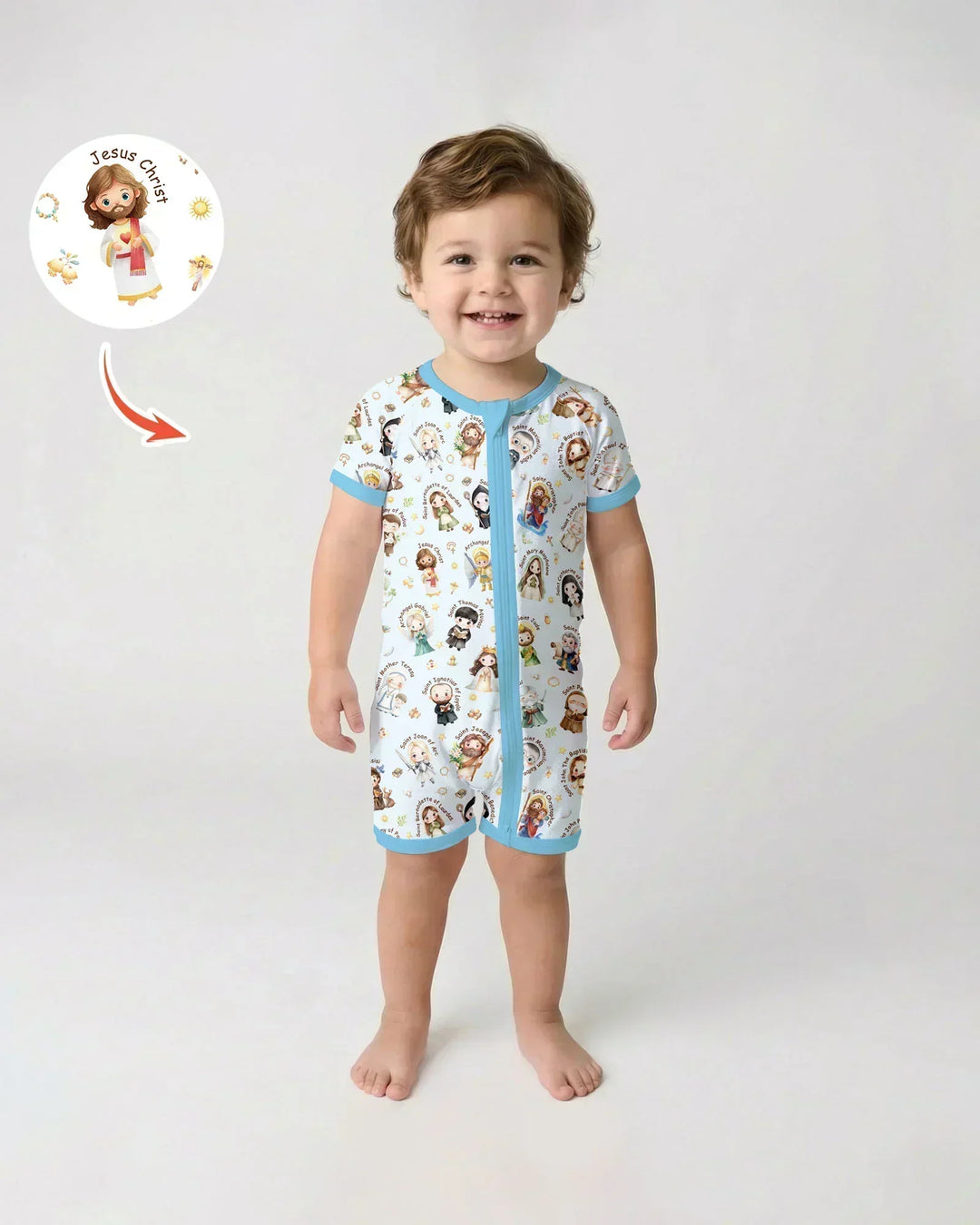 Little Saints Bamboo Shorty Zippy