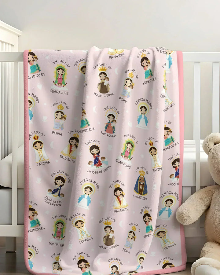 Little Marian Blessings Bamboo Blanket