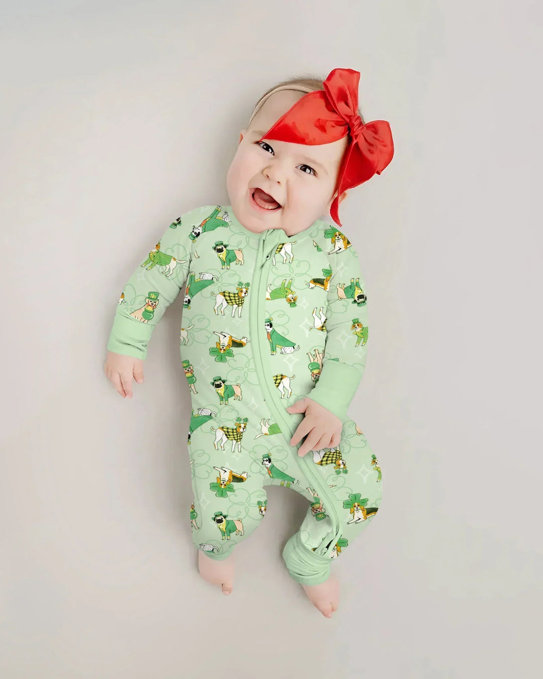 St. Patrick's Day Puppies Bamboo Convertible Zippy