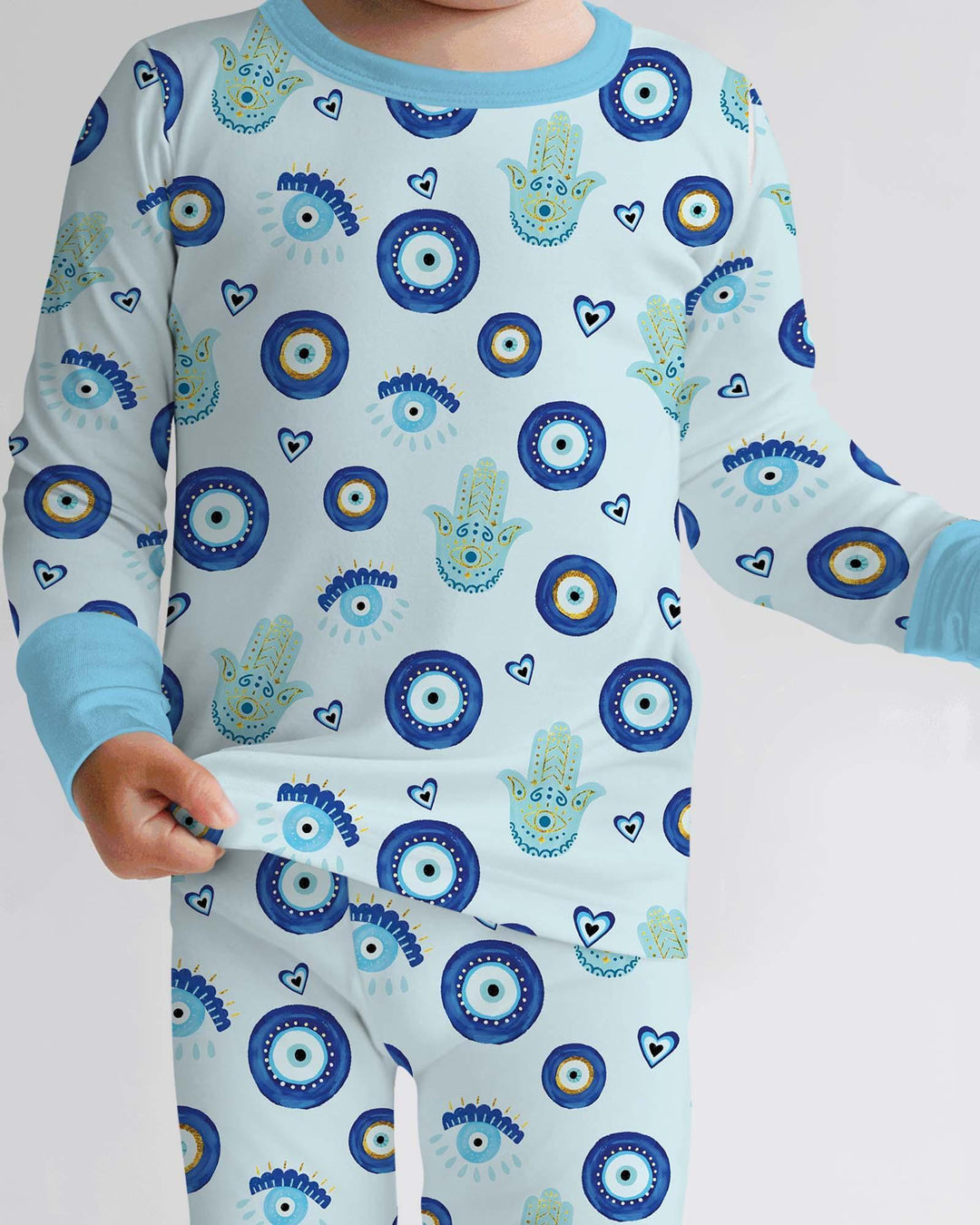 Mini Mystic Family Matching Bamboo Two Piece Long Sleeve Pajama Set