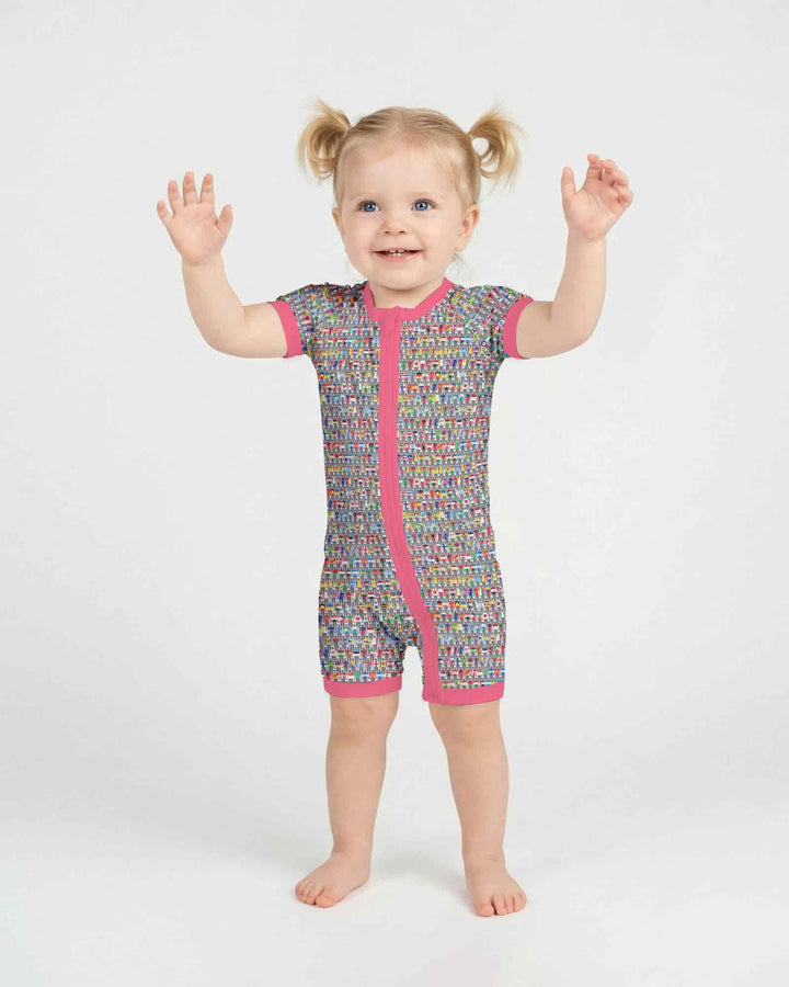 Around The World Bamboo Shorty Zippy