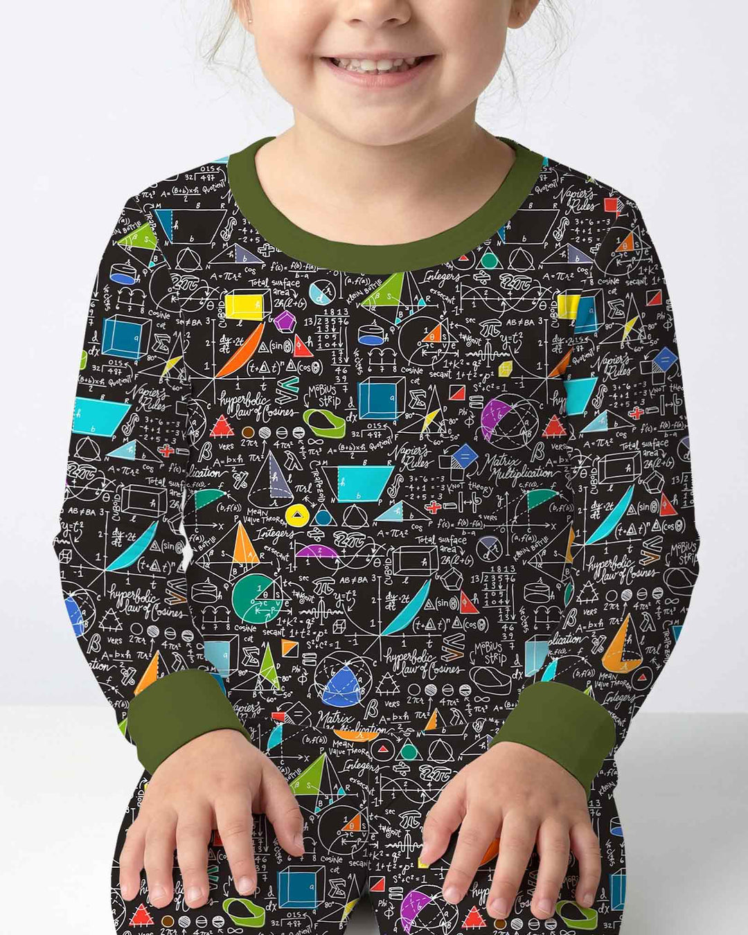 STEM Sketchbook Bamboo Two Piece Long Sleeve Pajama Set