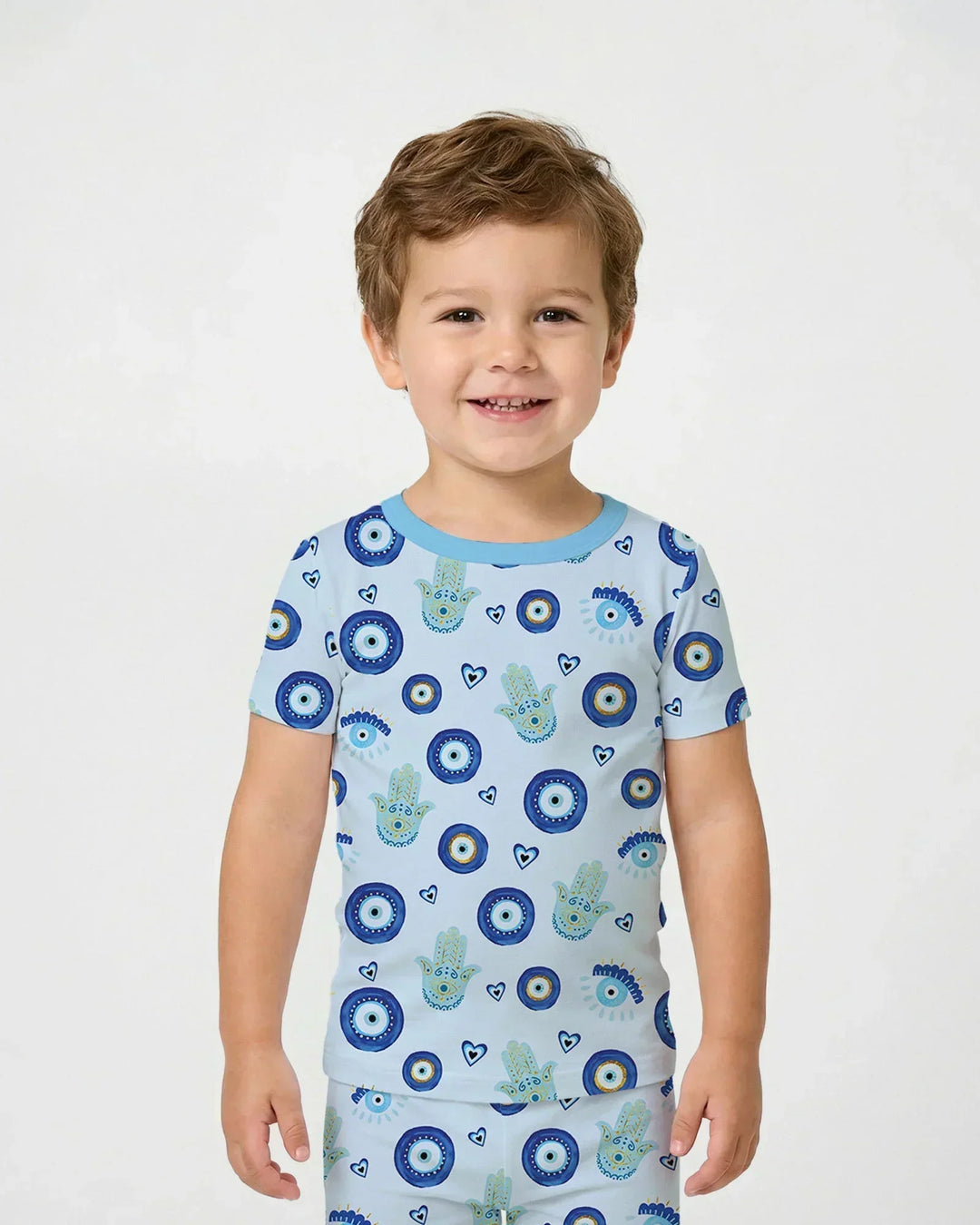 Mini Mystic Family Matching Bamboo Two Piece Short Sleeve Pajama Set