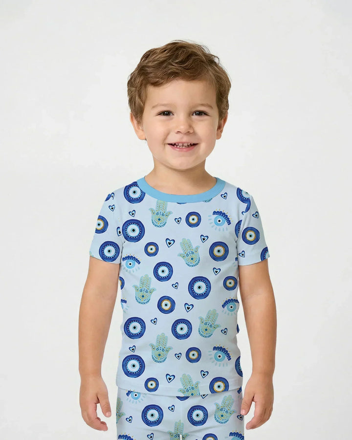 Mini Mystic Family Matching Bamboo Two Piece Short Sleeve Pajama Set