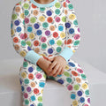My Emotions Hebrew Bamboo Two Piece Long Sleeve Pajama Set