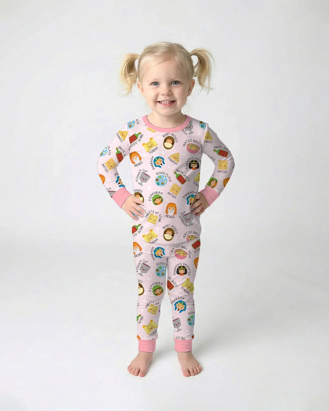 Cute Passover Characters Bamboo Convertible Zippy
