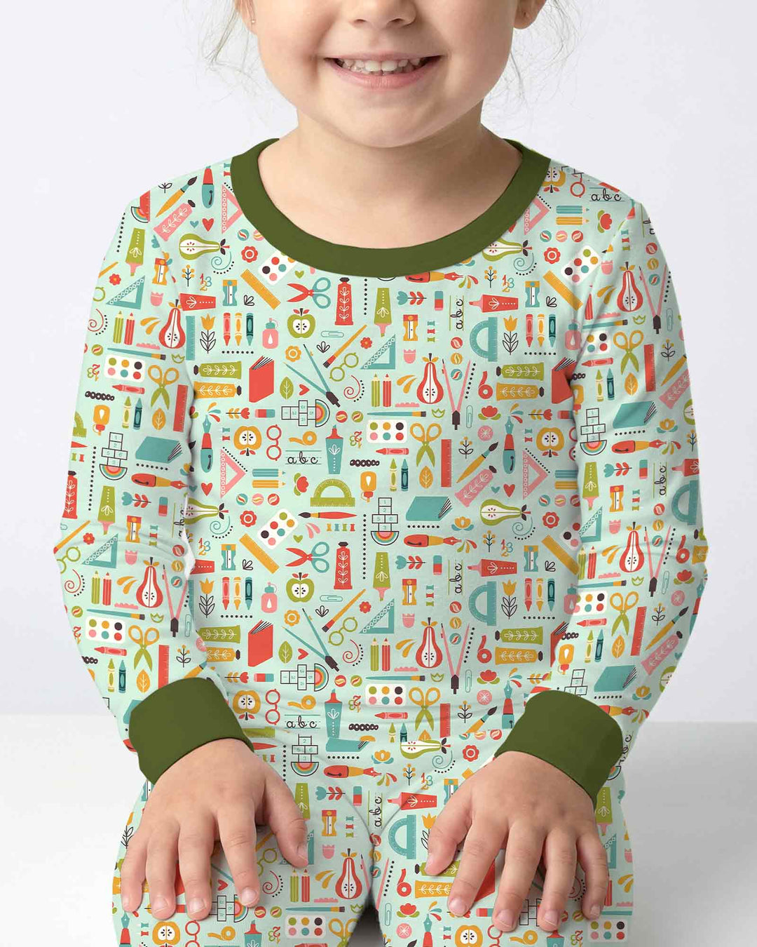 Creative Classroom Bamboo Two Piece Long Sleeve Pajama Set