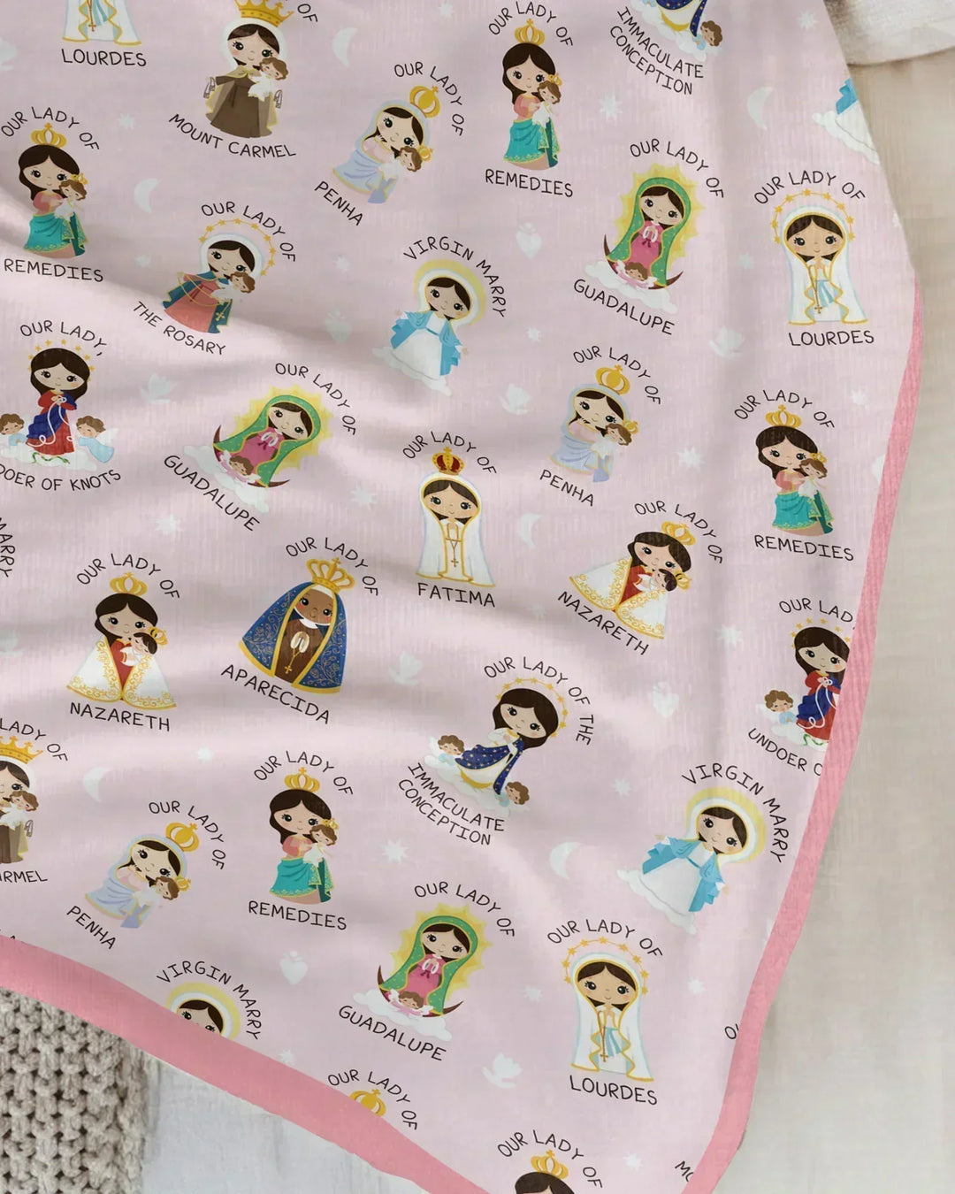 Little Marian Blessings Bamboo Blanket