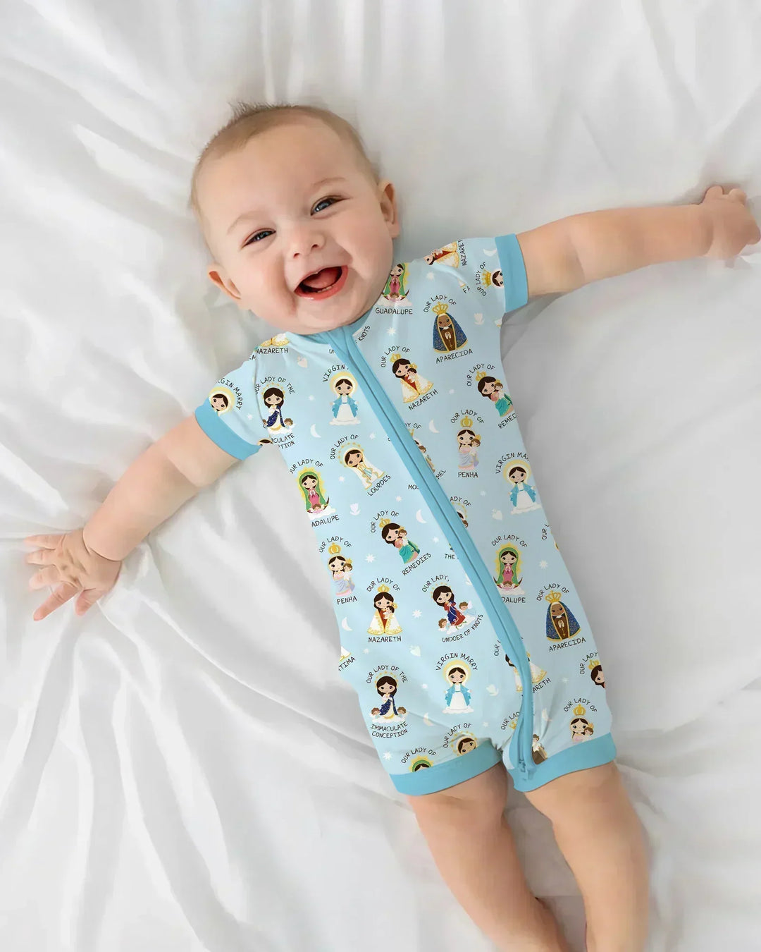 Little Marian Blessings Bamboo Shorty Zippy