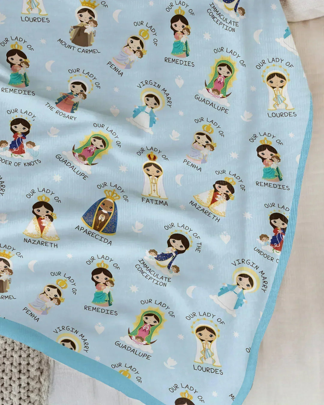 Little Marian Blessings Bamboo Blanket