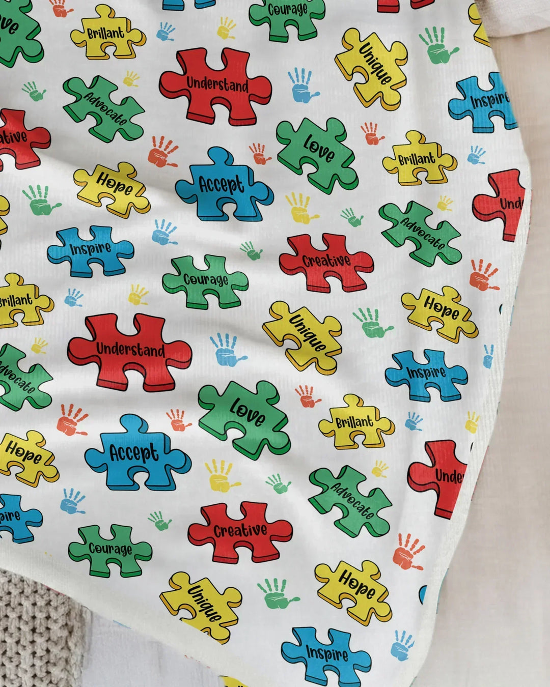 Puzzle You Are Bamboo Blanket