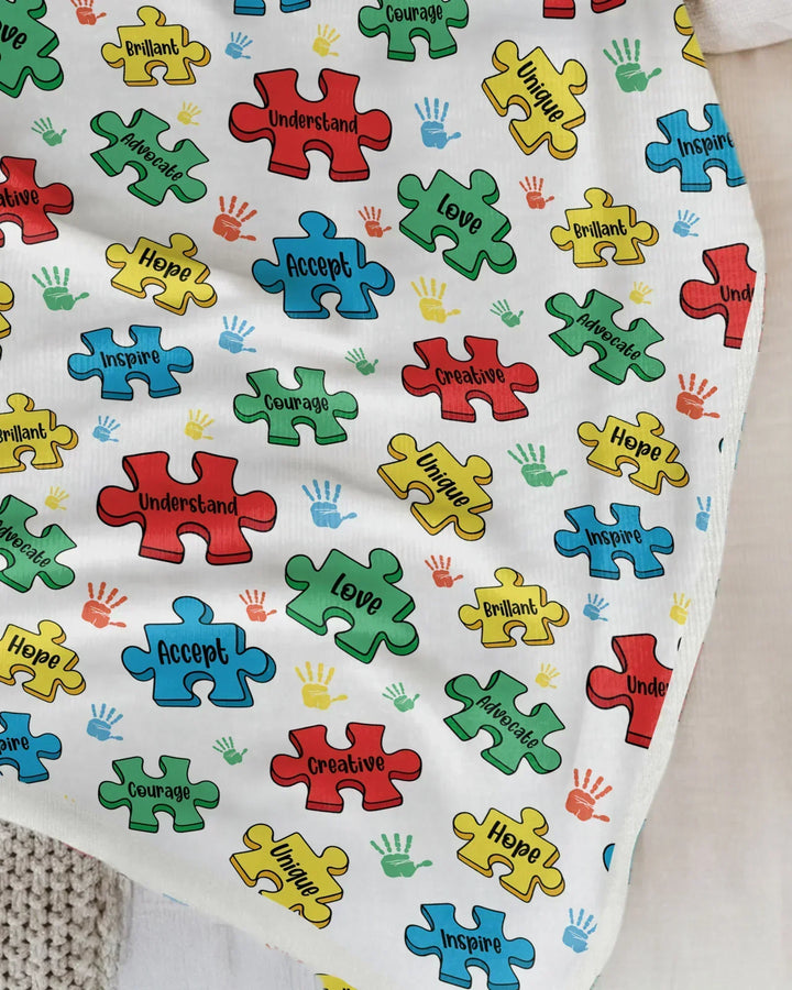 Puzzle You Are Bamboo Blanket