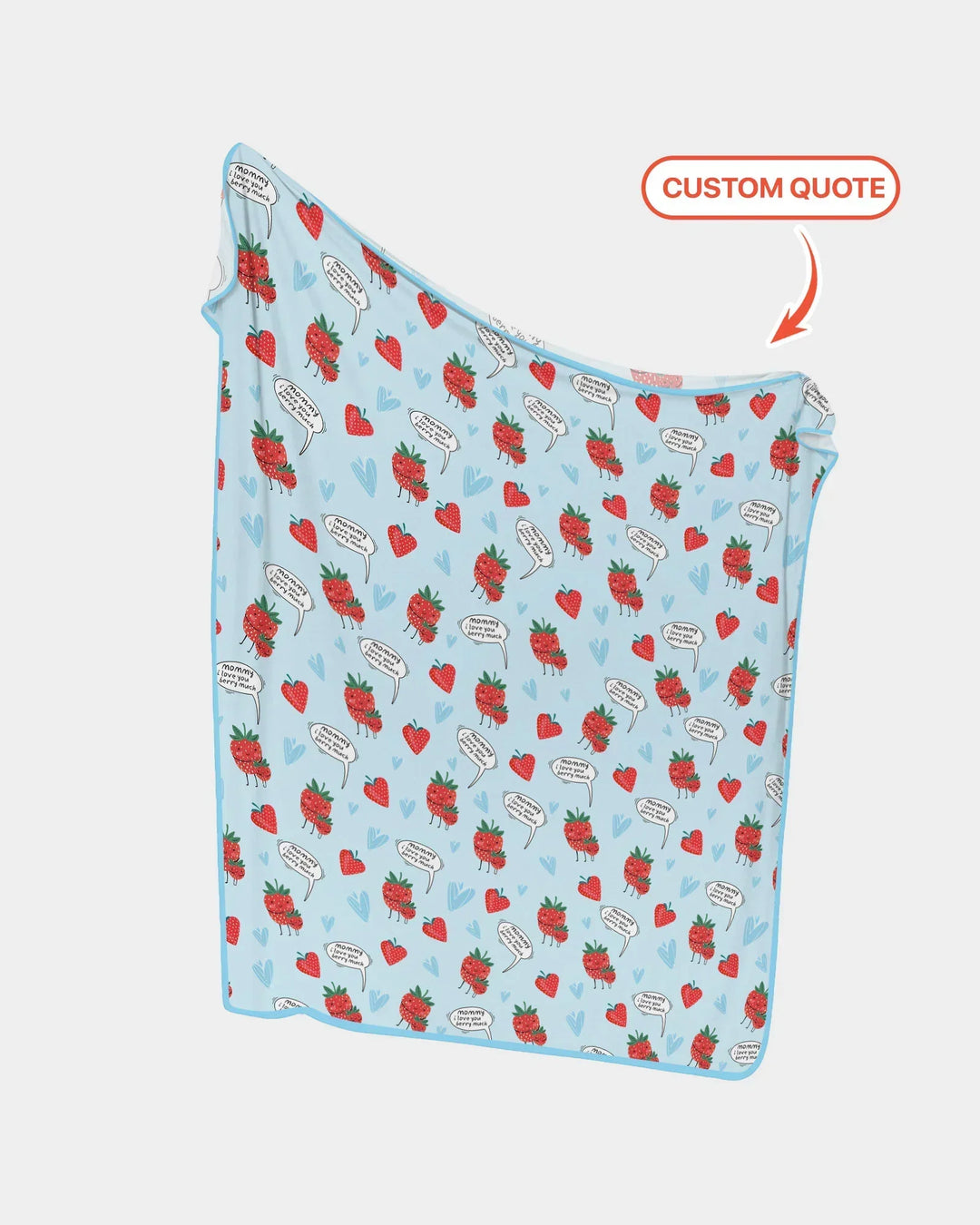I love you berry much Bamboo Blanket