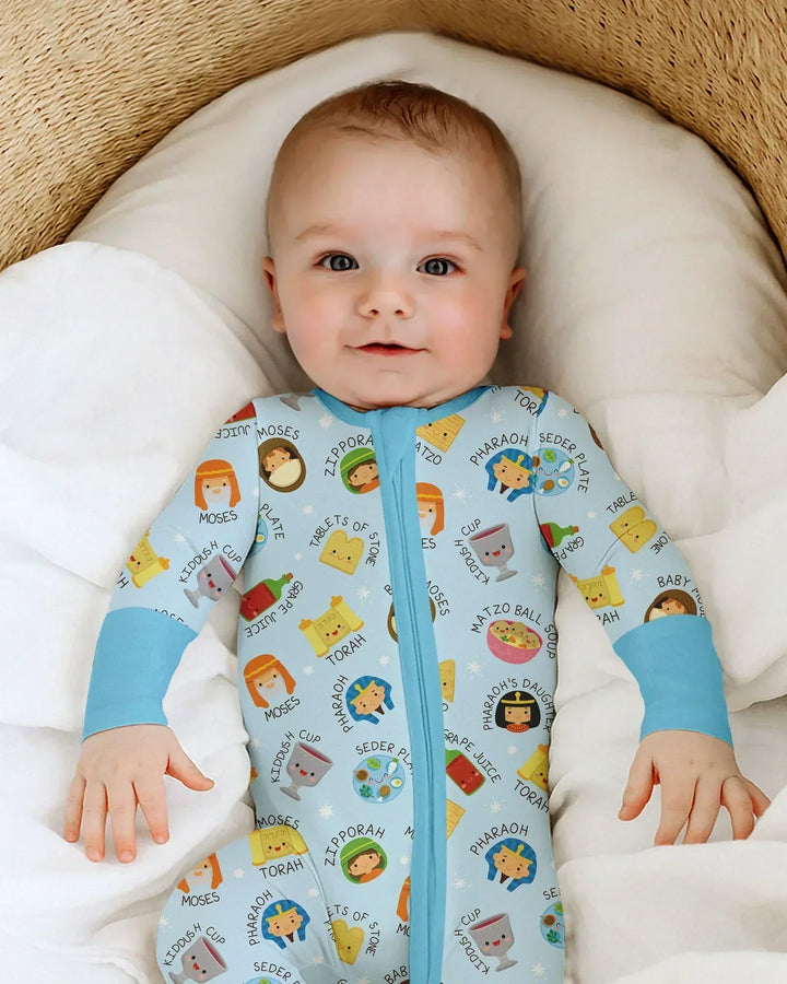 Cute Passover Characters Bamboo Convertible Zippy