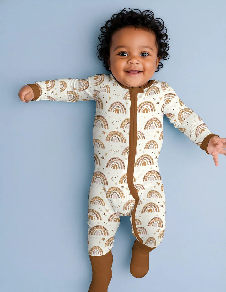 Back Lives Matter Rainbow Bamboo Convertible Zippy
