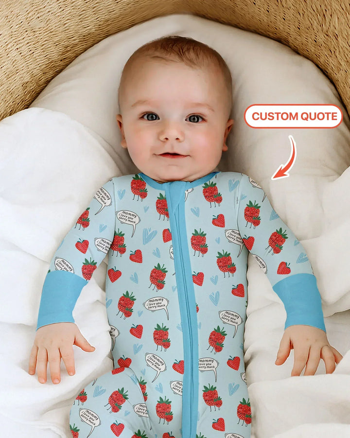 I love you berry much Bamboo Convertible Zippy