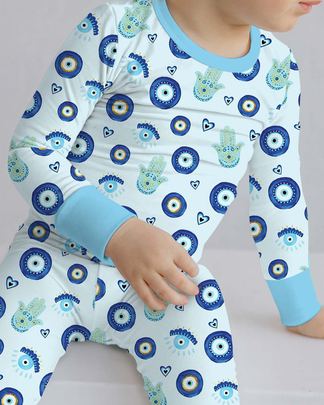 Mini Mystic Family Matching Bamboo Two Piece Long Sleeve Pajama Set