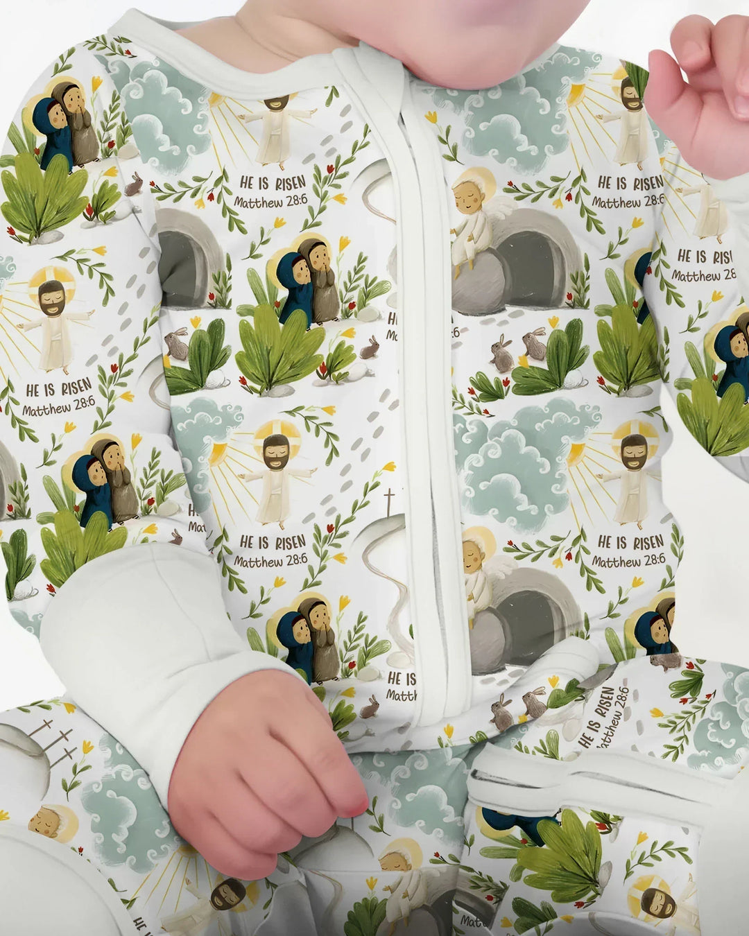 He Is Risen Bamboo Convertible Zippy