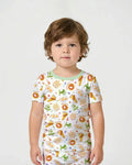 Happy Passover Family Matching Bamboo Two Piece Short Sleeve Shorts Pajama Set