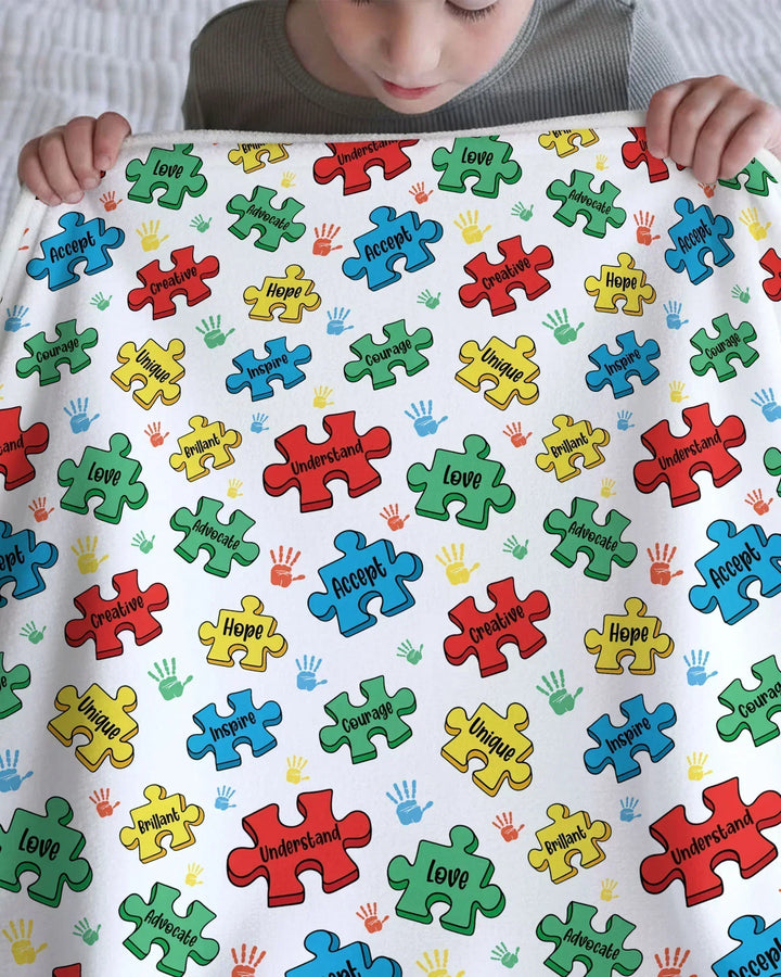 Puzzle You Are Bamboo Blanket