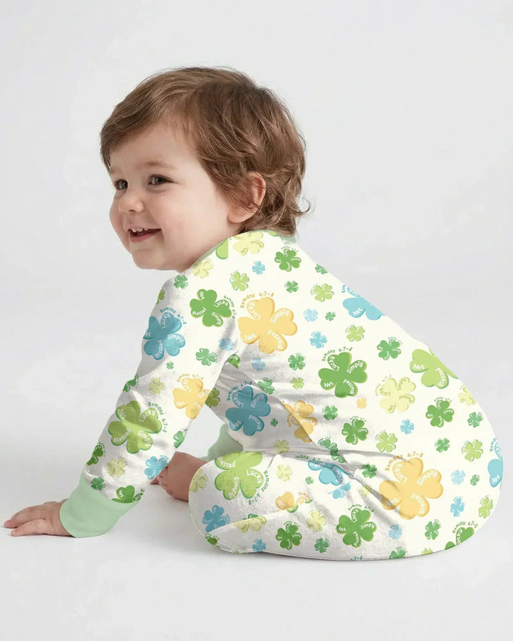 Shamrocks Print St. Patrick's Day Bamboo Convertible Zippy