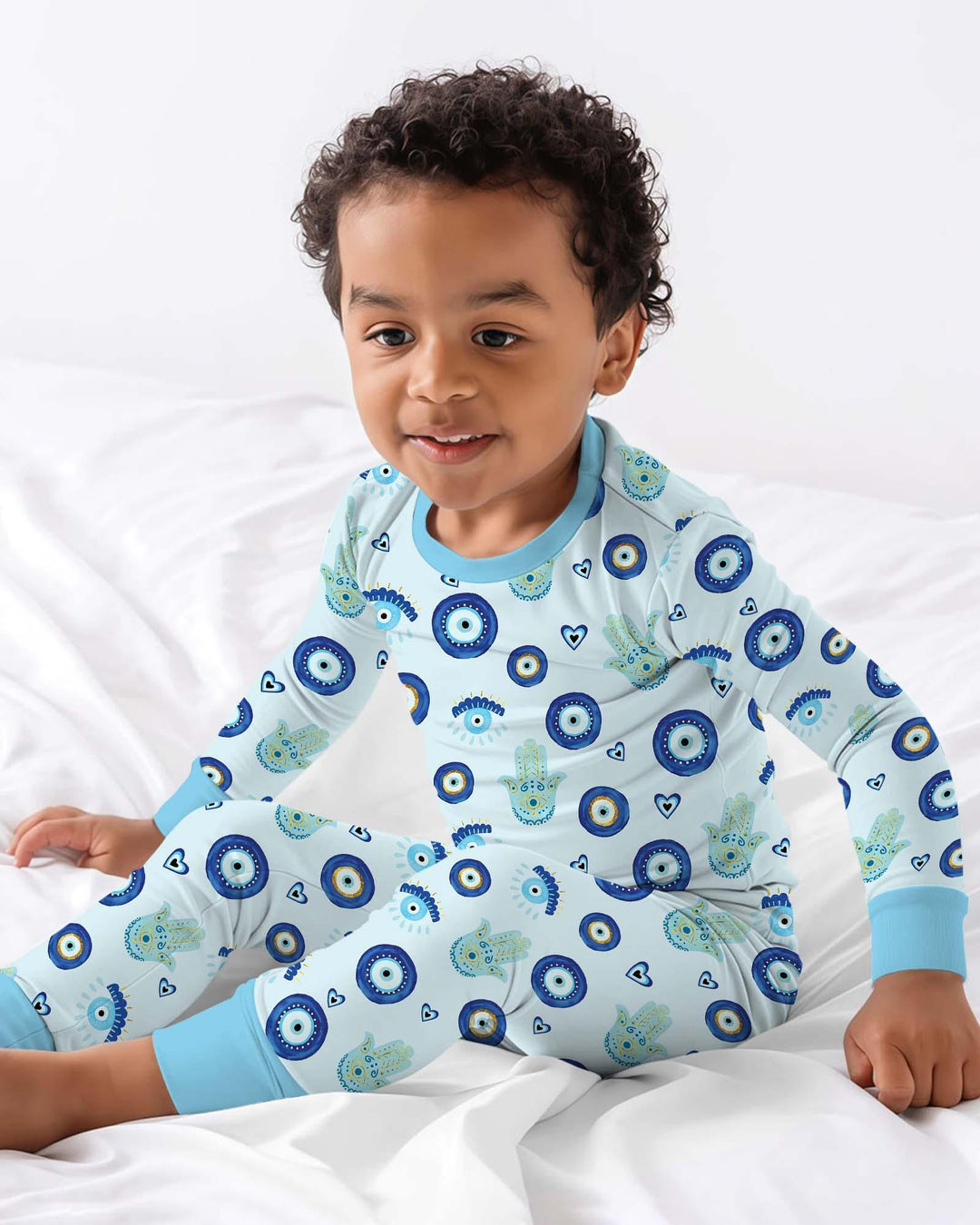 Mini Mystic Family Matching Bamboo Two Piece Long Sleeve Pajama Set