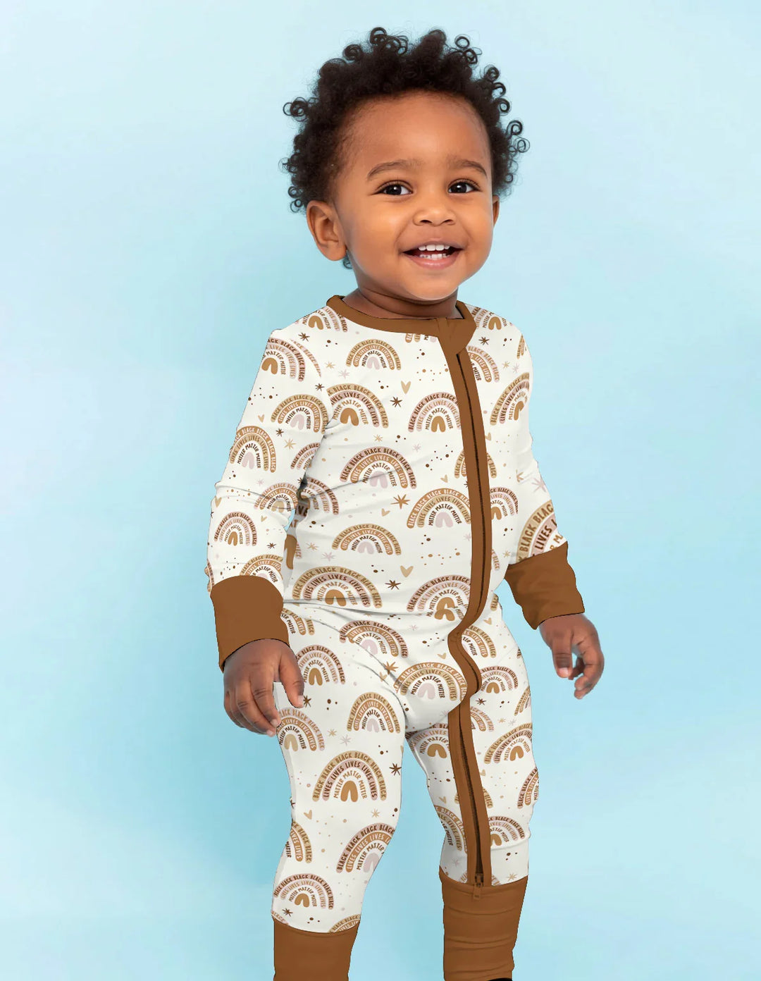 Back Lives Matter Rainbow Bamboo Convertible Zippy