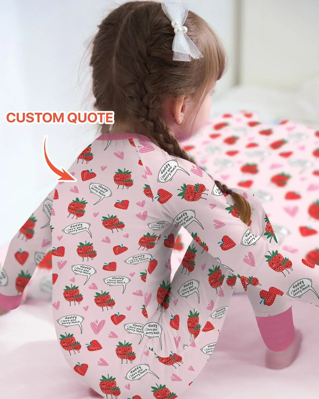 I love you berry much Bamboo Convertible Zippy