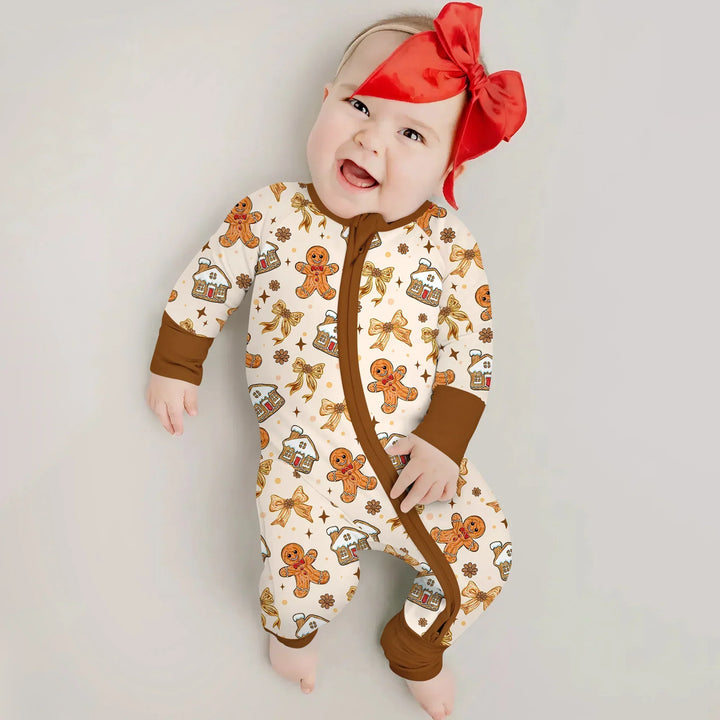 Brushstroke Gingerbread Convertible Zippy , Brushstroke Gingerbread Convertible Zippy - 0-3M