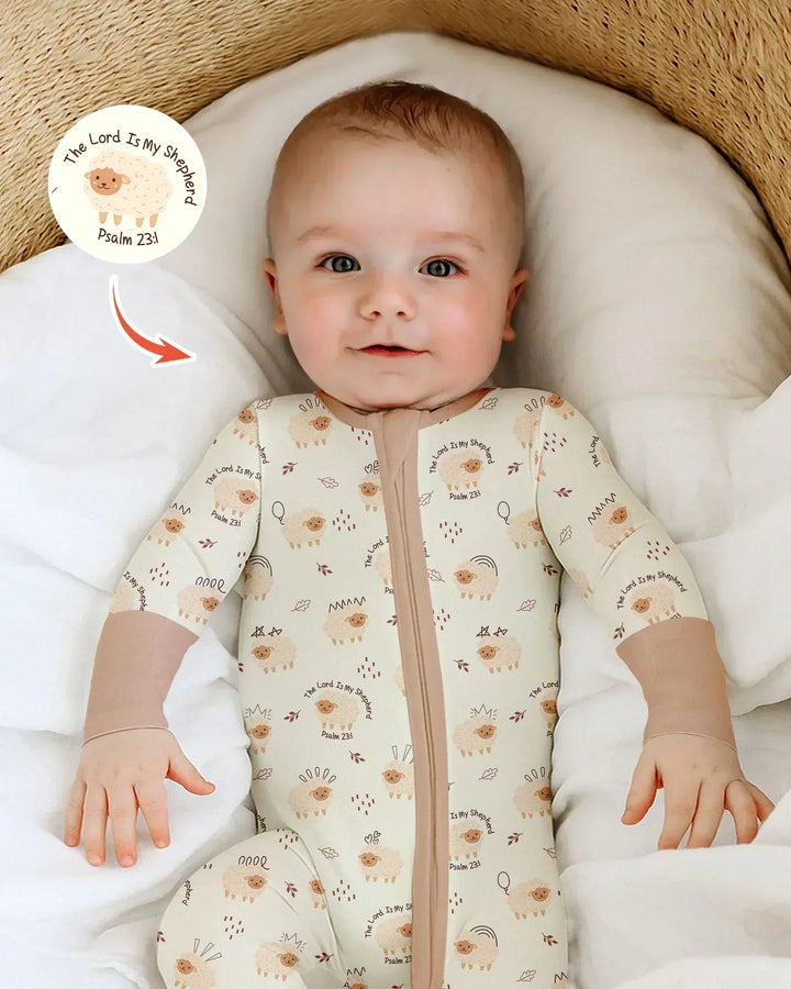 The Lord Is My Shepherd Baby Bamboo Convertible Zippy