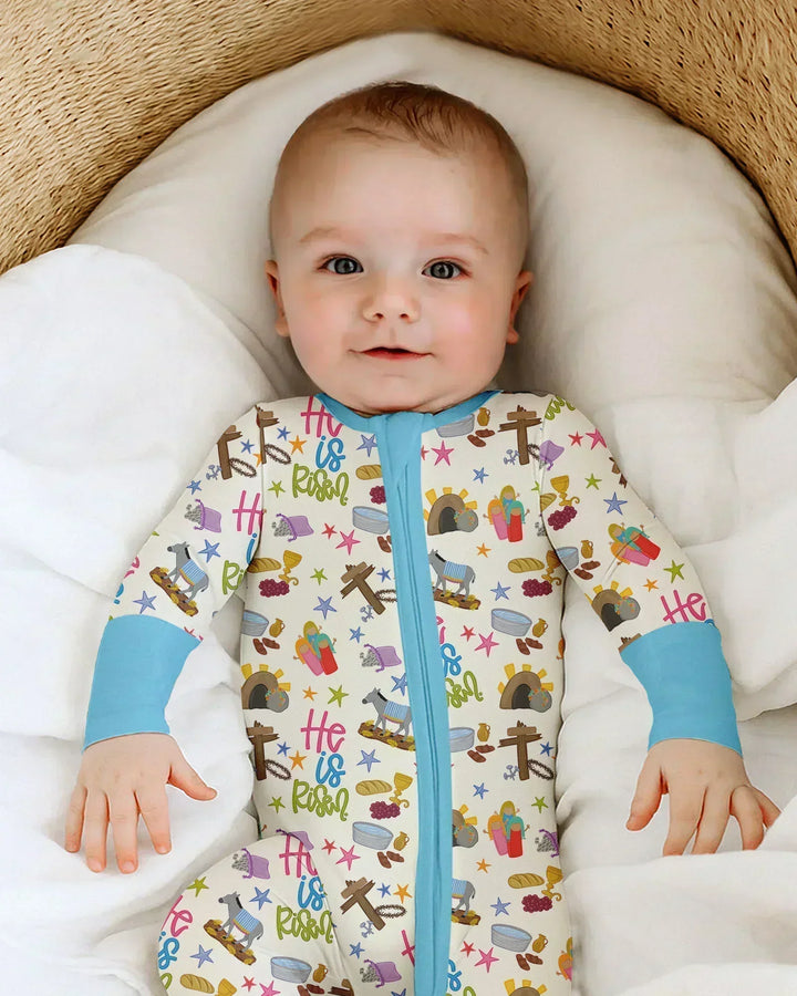 Bible Story Easter Family Matching Bamboo Convertible Zippy