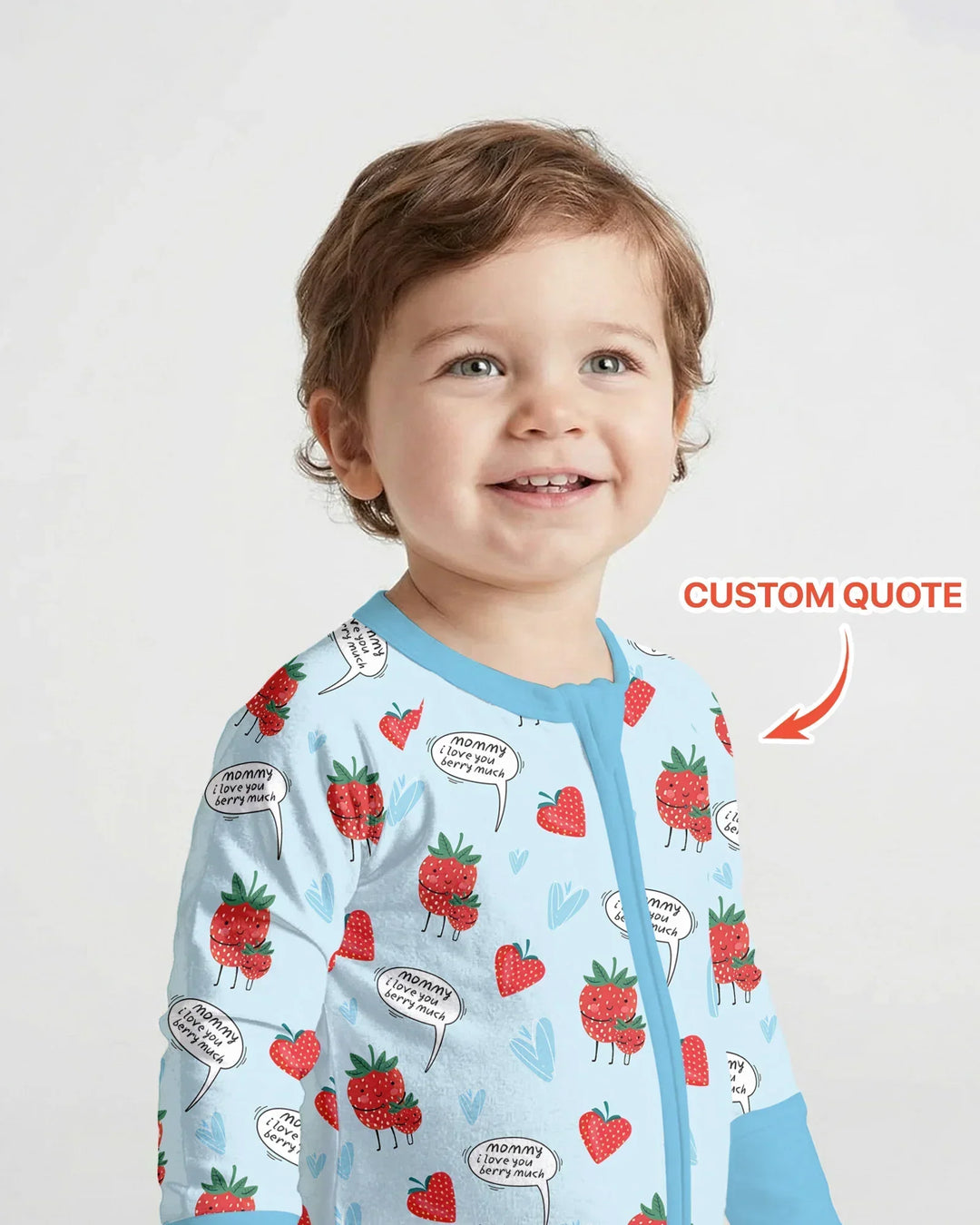 I love you berry much Bamboo Convertible Zippy
