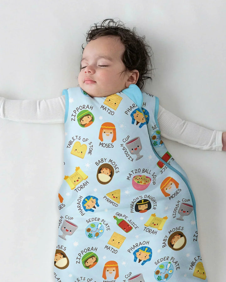 Cute Passover Characters Bamboo Sleep Bag
