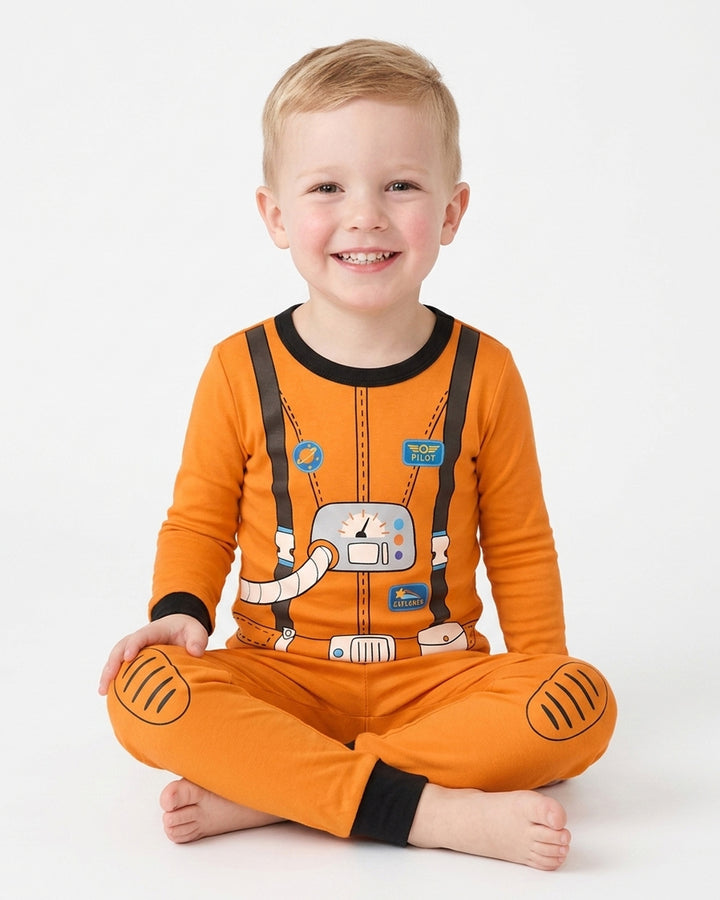 Template Bamboo Two Piece Long Sleeve Pyjamas Set