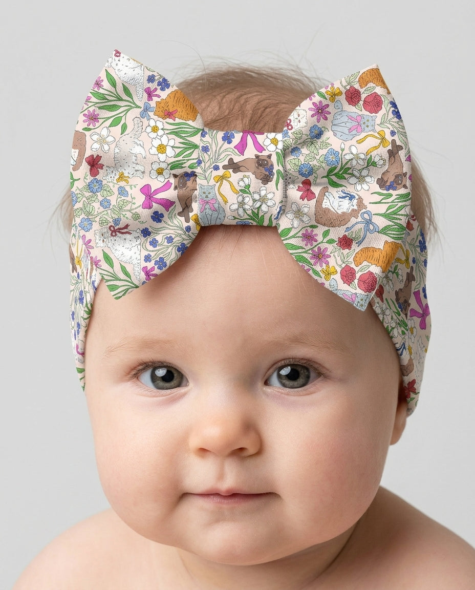 The Garden Cattery Mommy & Me Matching Headband