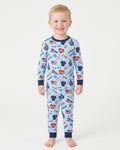 Soccer Party Team USA Bamboo Two Piece Long Sleeve Pajama Set