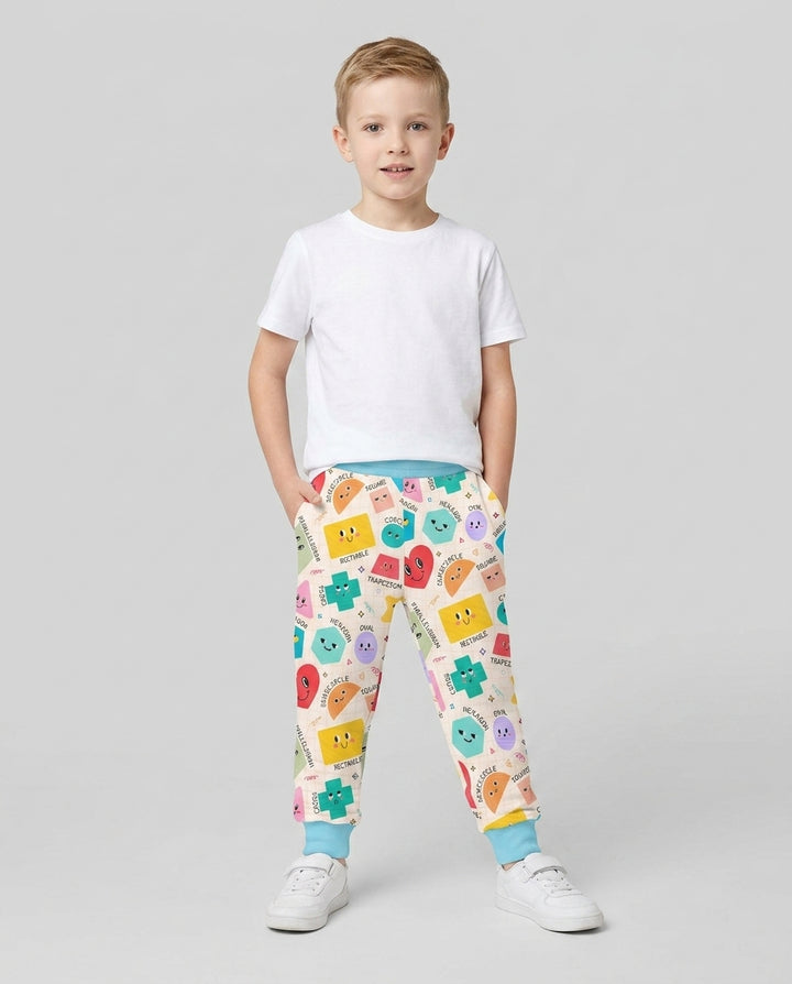 Happy Shape Squad Family Matching Bamboo Jogger